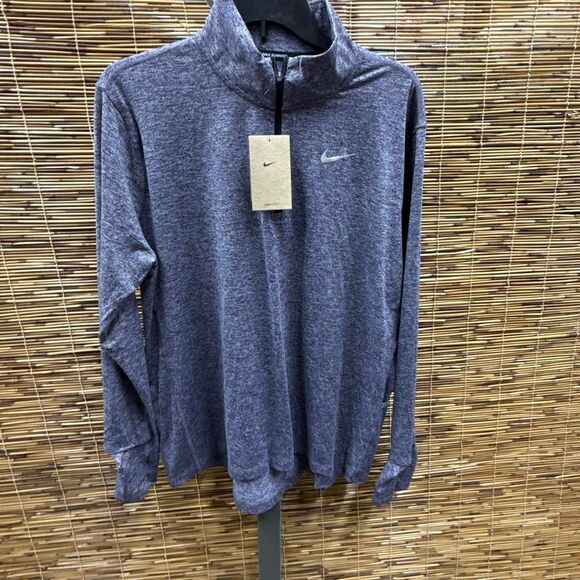 Nike Running Element Dri-FIT Half Zip Top in Cave Purple Size XL - Picture 2 of 3